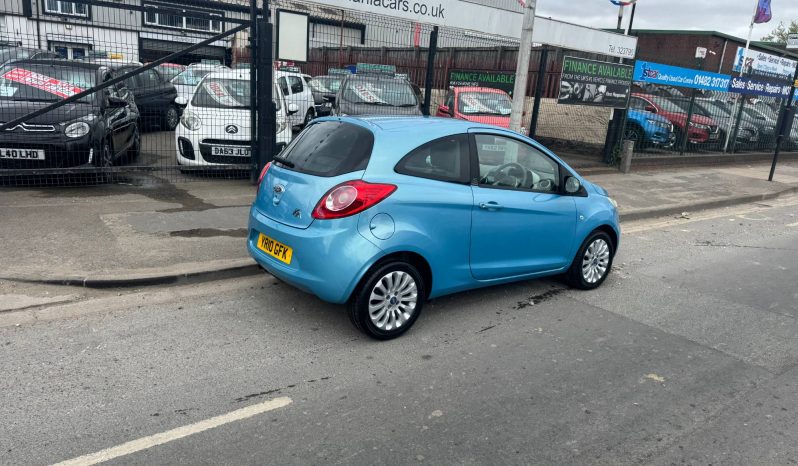 2010/10 Ford KA 1.2 Zetec 3dr h/b full
